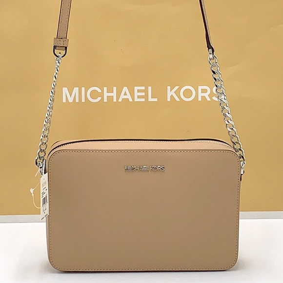 MICHAEL KORS LARGE EAST WEST CROSSBODY CAMEL COLOR - Picture 12 of 15